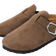 Name It Kid's Faux Suede Mules - Taupe Gray