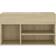vidaXL Engineered Wood Bench Sonoma Oak Shoe Rack 80x45cm