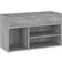 vidaXL Engineered Wood Bench Grey Sonoma Shoe Rack 80x45cm