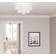 By Rydéns Gross Matt White Ceiling Flush Light ∅ 30cm
