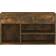 vidaXL Engineered Wood Bench Smoked Oak Shoe Rack 80x45cm