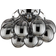 By Rydéns Gross Smoke Gray Ceiling Flush Light ∅ 30cm