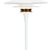 Belid Diablo White/Brass Table Lamp 48.4cm