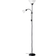 Brilliant Spari White/Black Floor Lamp 180cm