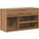vidaXL Skobänk Artisan Ek 80 x 30 x 45 cm Skoställ 80x45cm