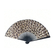 Shein Elegant Leopard Print Folding Fan With Black Frame