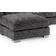 Snugg London with Footstool Grey Sofa 340cm 3pcs 5 Seater