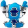 Pandora Disney Stitch Charm - Silver/Multicolour