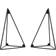 Maze Interior Pythagoras Consol Black Shelf 2pcs