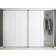 Elfa Original silv./spegel 938x2350 Skjutdörr Spegelglas (93.8x235cm)
