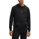 HUGO BOSS Laze Stretch Cotton Hoodie with Logo Print - Black