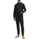 HUGO BOSS Laze Stretch Cotton Hoodie with Logo Print - Black