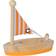 Eichhorn Floating Wooden Boats 2pcs