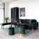 House Nordic Gamby Green Pouffe 43cm