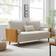 modway Kellan Heathered Fabric 3 33.47 x 72.32 x 31.69 in Sofa 72.3" 3 Seater