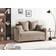 Beliani Hovin Taupe Sofa 166cm 2 Seater