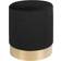House Nordic Gamby Black Pouffe 43cm