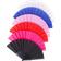 Shein 1pc/2pcs/4pcs Solid Color Flat Plastic Fan