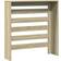 vidaXL Radiatorskjuler 78x20x82 cm Konstrueret Træ Sonoma-Eg