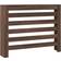 vidaXL Radiatorskjuler 104x20x82 cm Konstrueret Træ Brun Egetræ