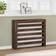 vidaXL Radiatorskjuler 104x20x82 cm Konstrueret Træ Brun Egetræ