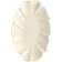 Decotique Ruffle Platter Off White Decorative Item
