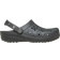 Crocs Classic Floral Cut-Out Clogs - Black Sand
