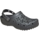Crocs Classic Floral Cut-Out Clogs - Black Sand