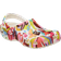 Crocs Classic Painted Floral Clogs - Chalk