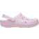 Crocs Classic Floral Cut Out Clogs - Pink Milk