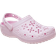 Crocs Classic Floral Cut Out Clogs - Pink Milk