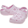 Crocs Classic Floral Cut Out Clogs - Pink Milk