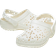 Crocs Classic Floral Cut-Out Clog - Chalk
