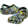 Crocs Classic Painted Floral Clogs - Black Sand
