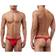 Male Power Satin Bong Thong Red