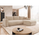 Mirjan24 Eliwo Beige Sofa 252cm 4 Seater