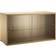String VS7830-05-1 Glass Oak Shelving System 78x42cm