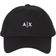 Armani Exchange Visor Cap with Logo - Black