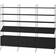 String CD7830-03-1 Black Stained Ash Shelving System 78x42cm