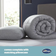Silentnight Coverless Duvet Cover Grey (200x135cm)