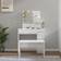 vidaXL 3114119 Glossy White Dressing Table 35x86.5cm 2pcs