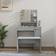 vidaXL 3114121 Gray Sonoma Dressing Table 35x86.5cm 2pcs