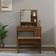 vidaXL 3114122 Brown Oak Dressing Table 35x86.5cm 2pcs
