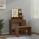 vidaXL 3114122 Brown Oak Dressing Table 35x86.5cm 2pcs