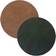 Lind DNA Cloud Reversible Circle Black/Brown Coaster 10cm