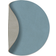 Lind DNA Cloud Circle Reversible Light Blue/Light Grey Coaster 10cm