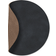 Lind DNA Cloud Reversible Circle Black/Brown Coaster 10cm
