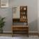 vidaXL 3114112 Smoked Oak Dressing Table 40x74.5cm 2pcs