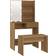 vidaXL 3114114 Brown Oak Dressing Table 40x74.5cm 2pcs