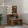vidaXL 3114114 Brown Oak Dressing Table 40x74.5cm 2pcs